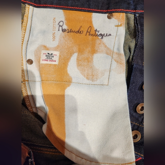 Raleigh Denim Jones cone oak slim straight jeans - Picture 4 of 6